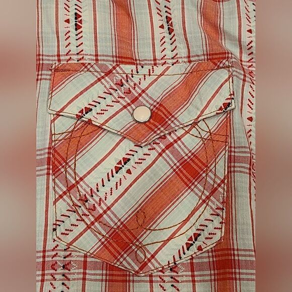 True Religion Lonestar Western Peral Snap Front Closure Longsleeve Shirt | L - Picture 6 of 11